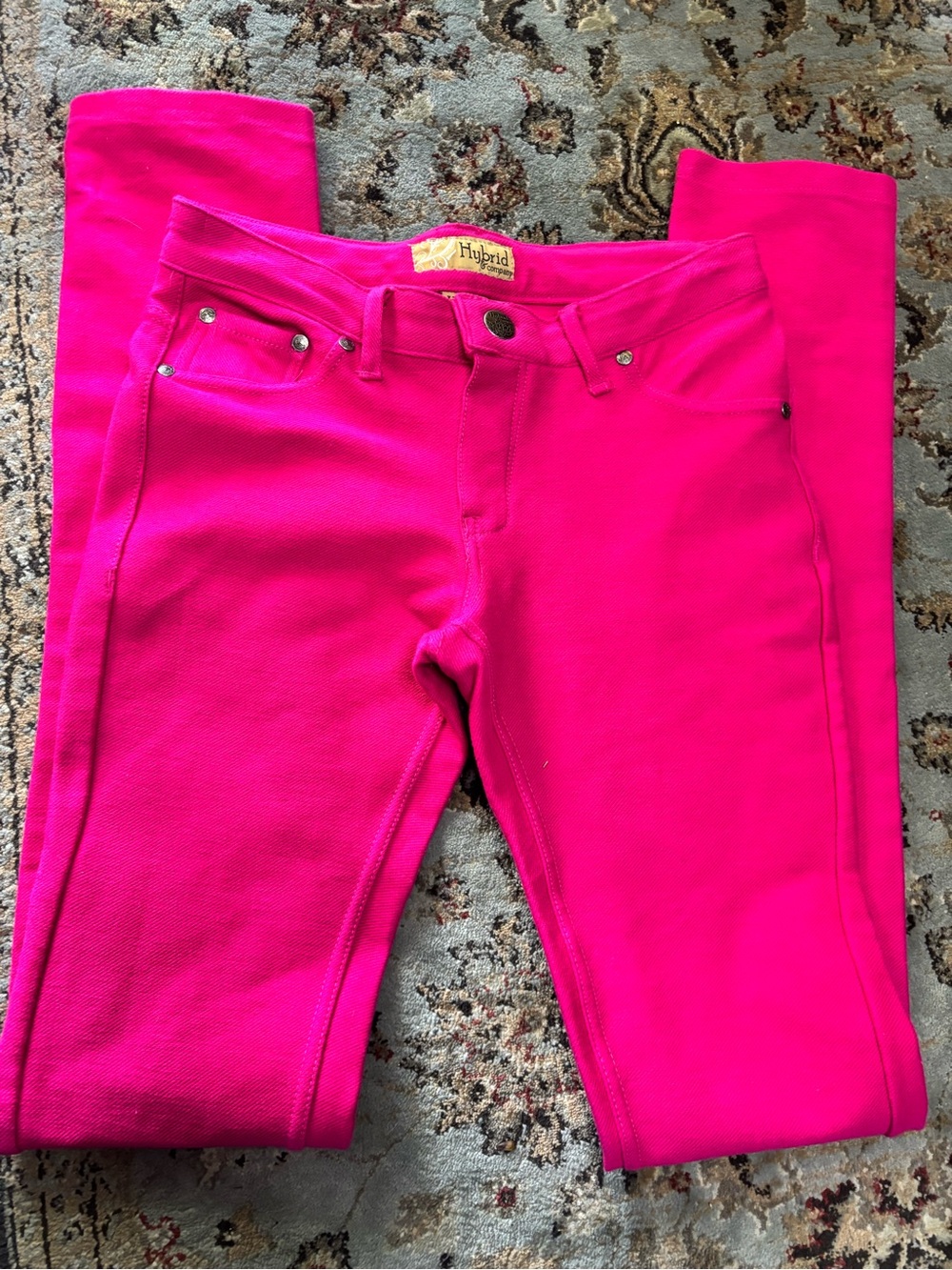 Hybrid & Company Vibrant Hot Pink Stretch Skinny Jeans